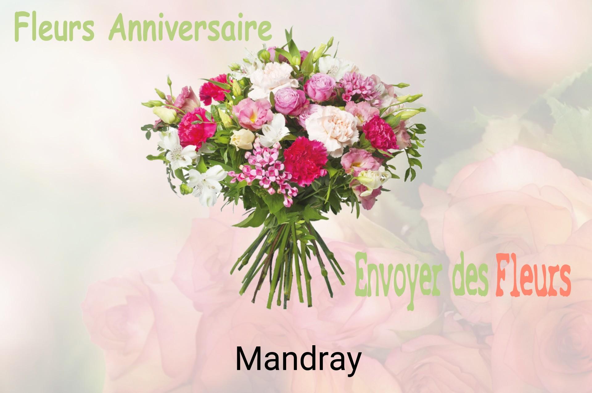 Bouquet de fleurs d’anniversaire livré à Mandray