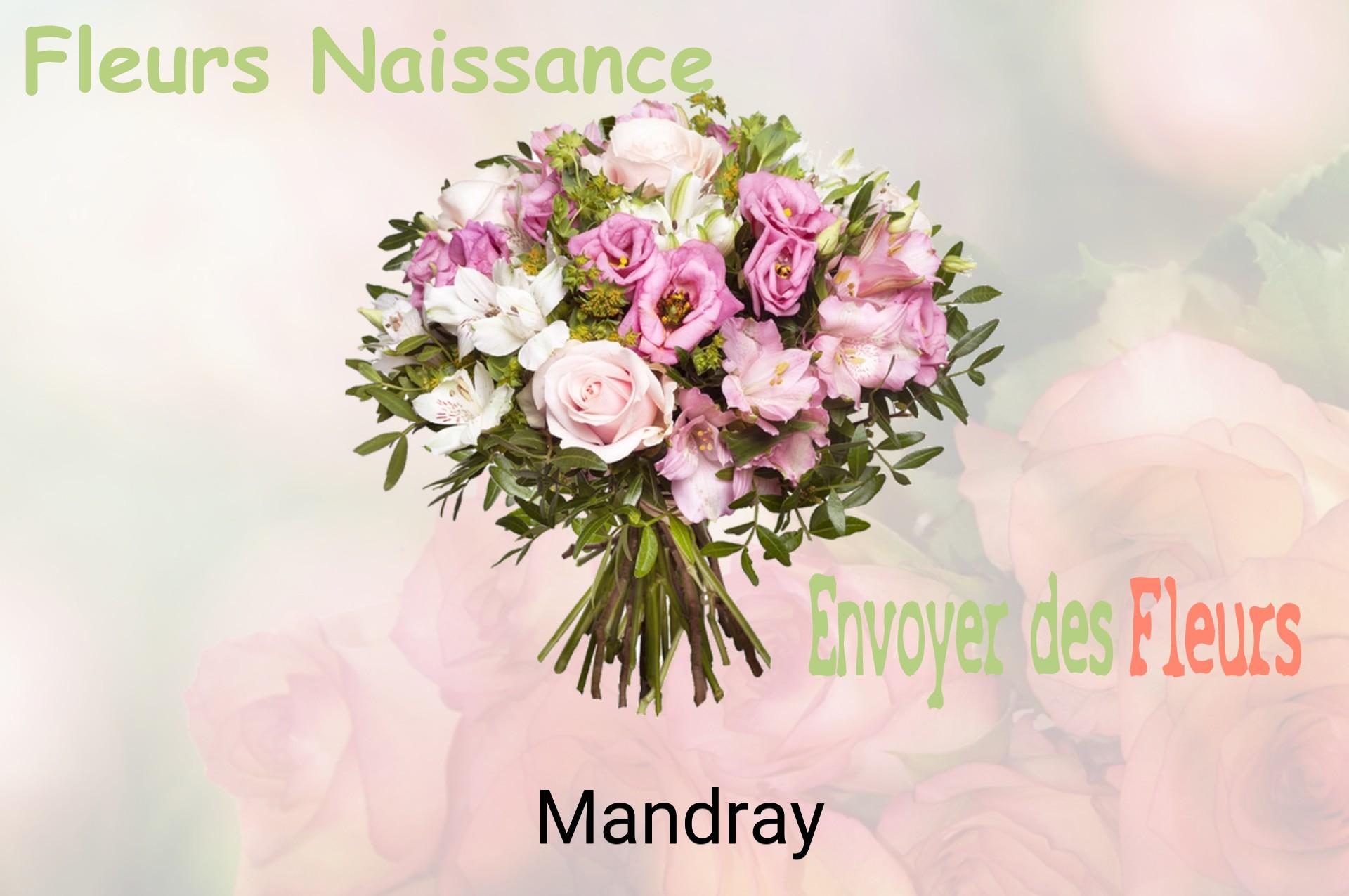 Bouquet de fleurs de naissance livré à Mandray